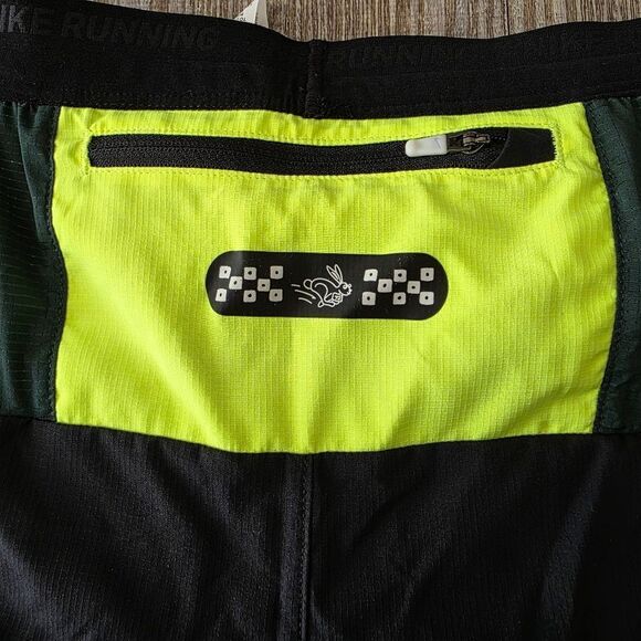 Nike Stride Dri-FIT 5" Lined Running Shorts Men's Small S Black Volt HF4562-010 - Picture 6 of 12
